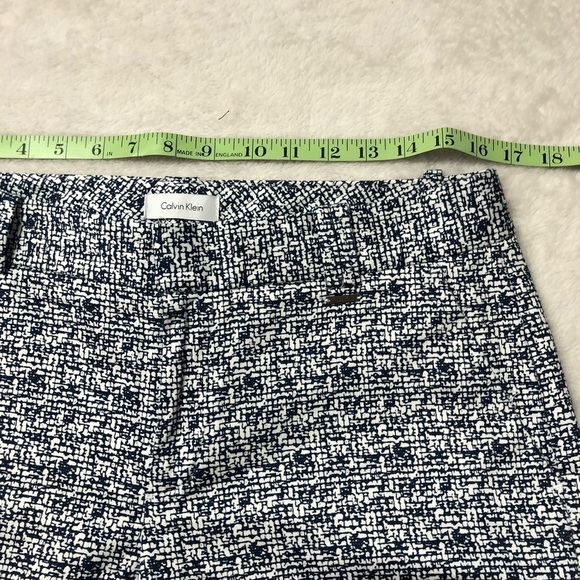 NWOT Calvin Klein Blue & White Dress Pants Size 10 - Picture 5 of 8